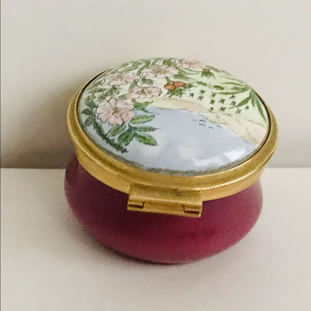 New Vintage Staffordshire Box Enamel British - Picture 6 of 8